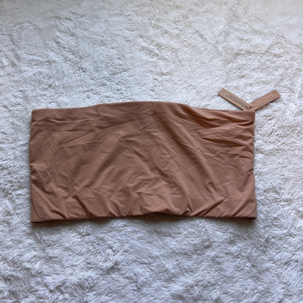 SKIMS Fits Everybody Bandeau Ochre Strapless Bra‎ BR-BND-2026 Womens Size 4X NWT
